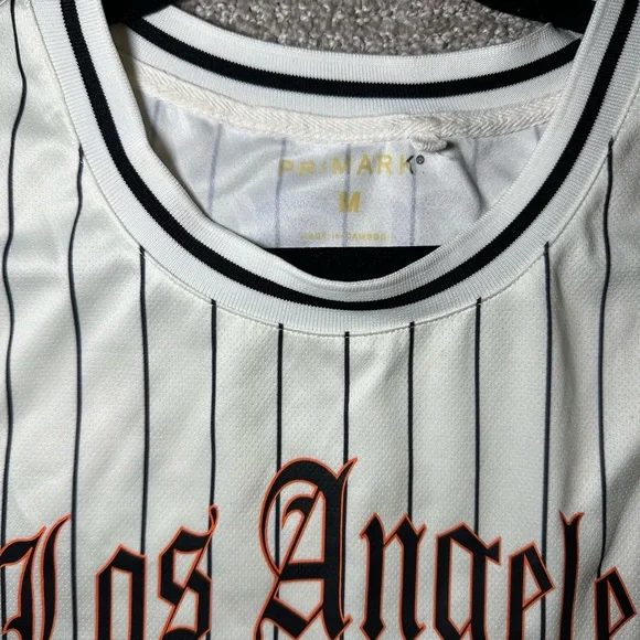 Primark Los Angeles Striped Jersey - Black and White - Picture 2 of 4